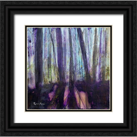 Moody Woods Black Ornate Wood Framed Art Print with Double Matting by Maria, Robin
