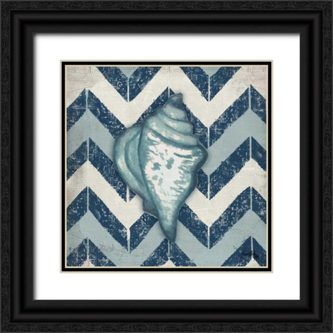 Coastal Modele III Black Ornate Wood Framed Art Print with Double Matting by Medley, Elizabeth