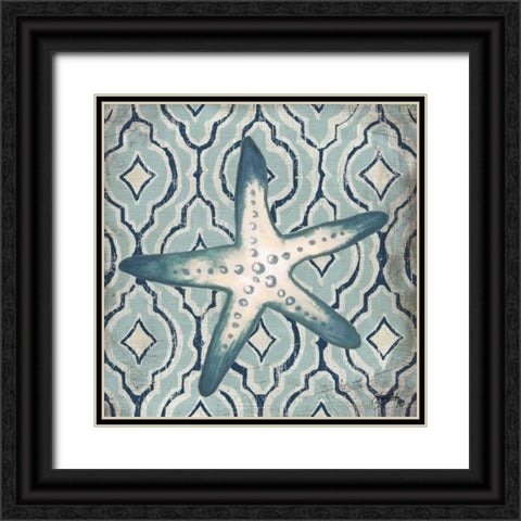 Coastal Modele IV Black Ornate Wood Framed Art Print with Double Matting by Medley, Elizabeth