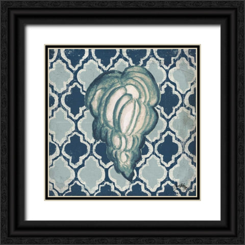 Coastal Modele VI Black Ornate Wood Framed Art Print with Double Matting by Medley, Elizabeth