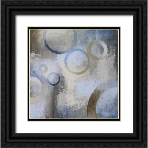 Cobalt II Black Ornate Wood Framed Art Print with Double Matting by Marcon, Michael