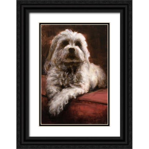 This is my Seat Black Ornate Wood Framed Art Print with Double Matting by Johnson, Walt