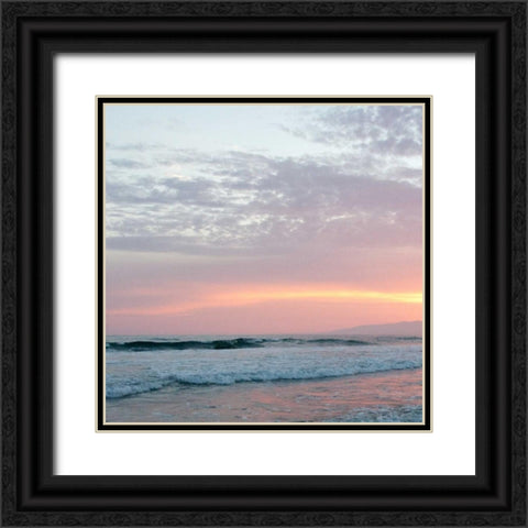 On the Beach Black Ornate Wood Framed Art Print with Double Matting by Bryant, Susan