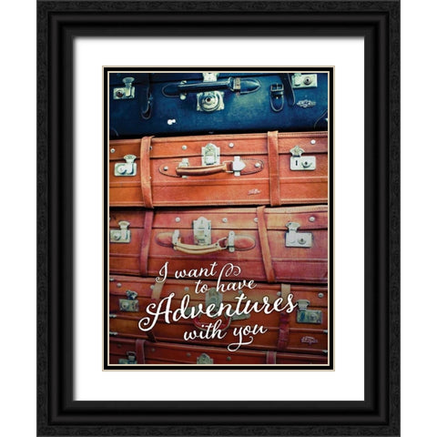Eastern Travels I Black Ornate Wood Framed Art Print with Double Matting by Bryant, Susan