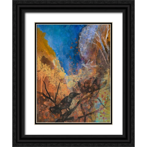 The Guide Black Ornate Wood Framed Art Print with Double Matting by Maria, Robin