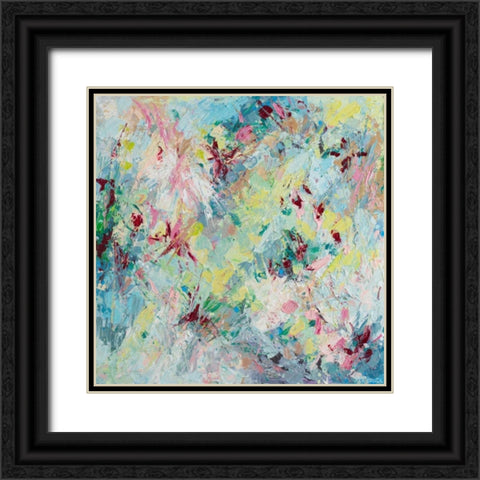 Prunus Serrulata Black Ornate Wood Framed Art Print with Double Matting by Coolick, Ann Marie