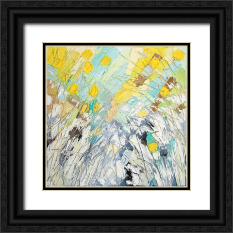 February Blooms Black Ornate Wood Framed Art Print with Double Matting by Coolick, Ann Marie
