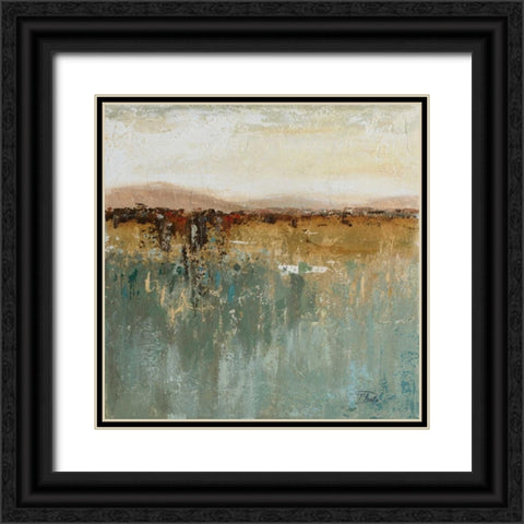 Antique Contemporary I Black Ornate Wood Framed Art Print with Double Matting by Pinto, Patricia