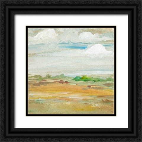 My Land IV Black Ornate Wood Framed Art Print with Double Matting by Maria, Robin