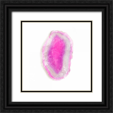 Water Color Agate Square II Black Ornate Wood Framed Art Print with Double Matting by Bryant, Susan