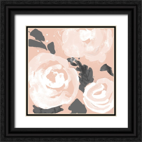 Blushing Blossom Garden II Black Ornate Wood Framed Art Print with Double Matting by Loreth, Lanie