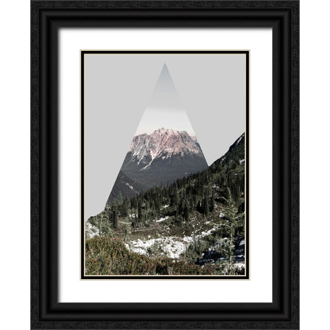 Nature Dynamics I Black Ornate Wood Framed Art Print with Double Matting by Wilson, Kali
