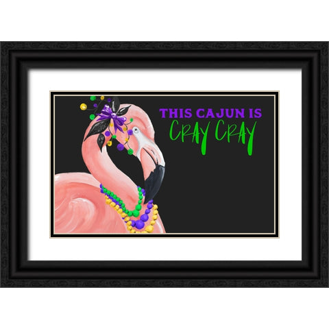 Crazy Cajun Black Ornate Wood Framed Art Print with Double Matting by Ritter, Gina