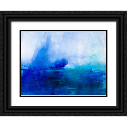 Into The Ocean Black Ornate Wood Framed Art Print with Double Matting by Loreth, Lanie