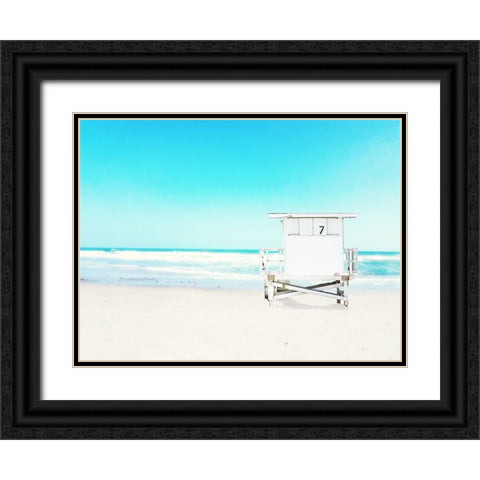 On the Coast Black Ornate Wood Framed Art Print with Double Matting by Wilson, Kali