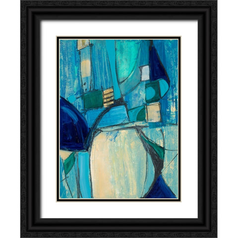 Rare Charm II Black Ornate Wood Framed Art Print with Double Matting by Maria, Robin