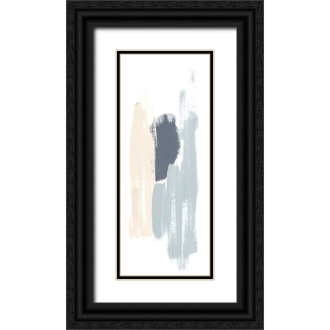 Soft Abstract Panel II Black Ornate Wood Framed Art Print with Double Matting by Bryant, Susan