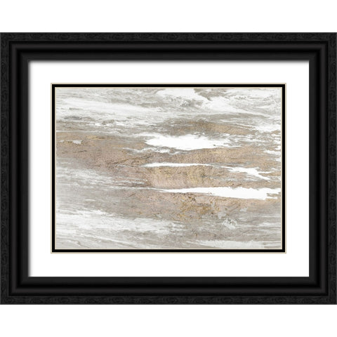 Neutral Oasis Black Ornate Wood Framed Art Print with Double Matting by Gonzalez, Roberto