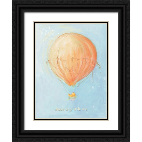 Dream Big Little One Black Ornate Wood Framed Art Print with Double Matting by Diannart