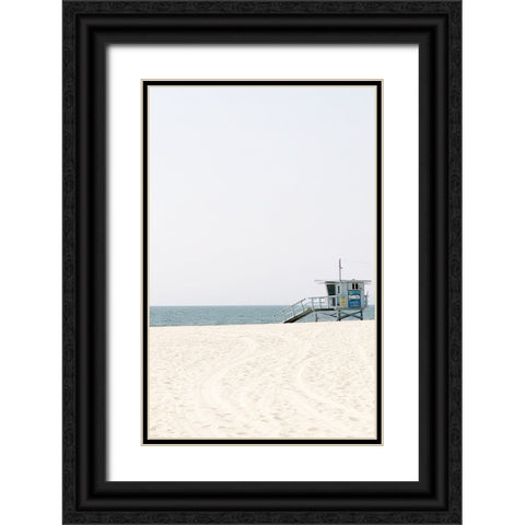 Walking To The Beach Black Ornate Wood Framed Art Print with Double Matting by Myers, Amelia