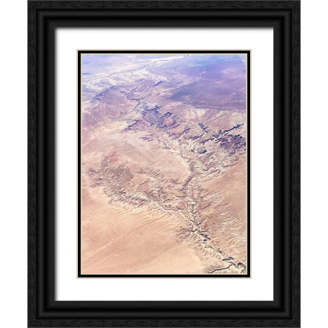 Birds View II Black Ornate Wood Framed Art Print with Double Matting by Myers, Amelia