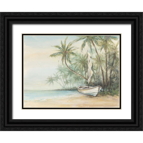The Cove Black Ornate Wood Framed Art Print with Double Matting by Pinto, Patricia