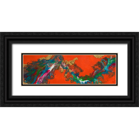 Linguee Black Ornate Wood Framed Art Print with Double Matting by Grace, Ajoya