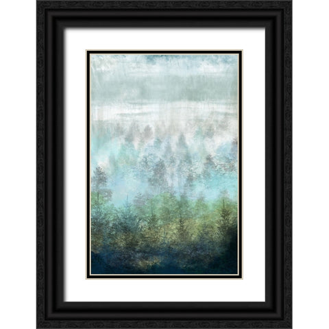 The Forest Black Ornate Wood Framed Art Print with Double Matting by Medley, Elizabeth