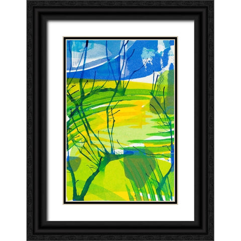 Just Chill I Black Ornate Wood Framed Art Print with Double Matting by Mosher, Deidre