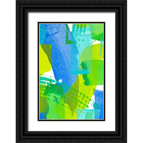 Just Chill IV Black Ornate Wood Framed Art Print with Double Matting by Mosher, Deidre