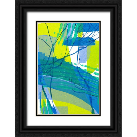 Just Chill ll Black Ornate Wood Framed Art Print with Double Matting by Mosher, Deidre