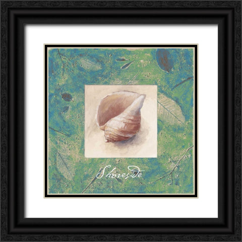 Shoreside Black Ornate Wood Framed Art Print with Double Matting by Loreth, Lanie