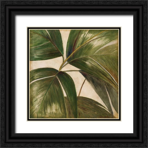La Palmera III Black Ornate Wood Framed Art Print with Double Matting by Pinto, Patricia