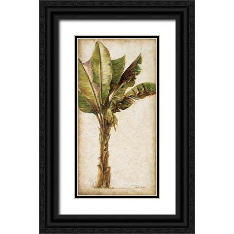 Tropic Banana I Black Ornate Wood Framed Art Print with Double Matting by Pinto, Patricia