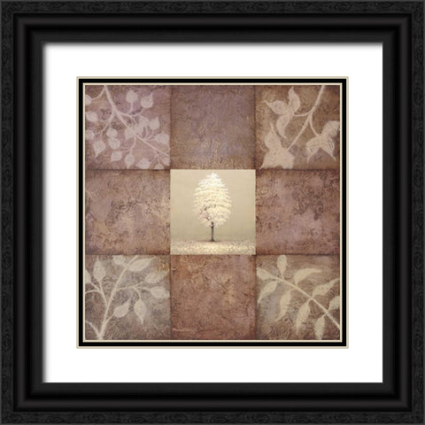 Gentle Radiance II Black Ornate Wood Framed Art Print with Double Matting by Marcon, Michael