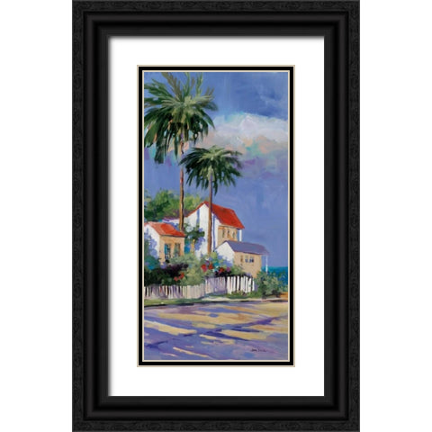 Key West I Black Ornate Wood Framed Art Print with Double Matting by Slivka, Jane
