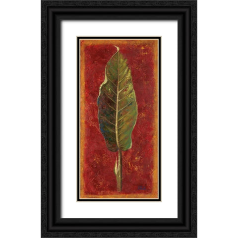 Caliente II Black Ornate Wood Framed Art Print with Double Matting by Pinto, Patricia