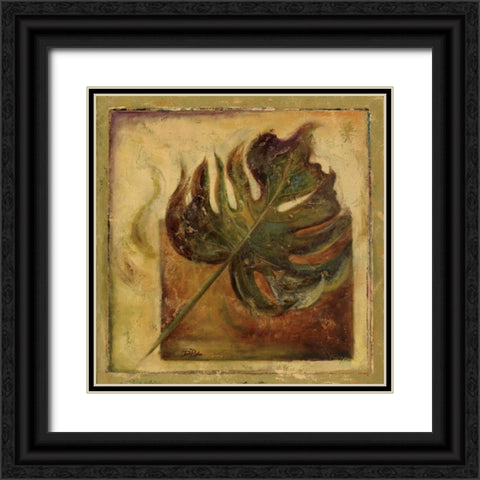 Green Balazo II Black Ornate Wood Framed Art Print with Double Matting by Pinto, Patricia