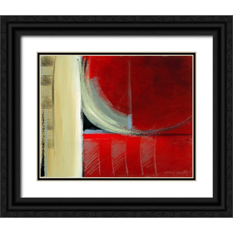 Spontaneous II Black Ornate Wood Framed Art Print with Double Matting by Loreth, Lanie