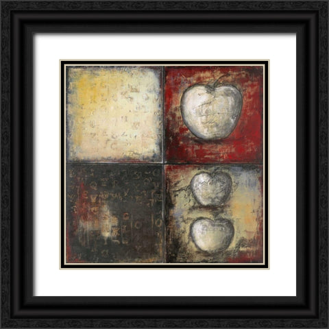 Karma I Black Ornate Wood Framed Art Print with Double Matting by Pinto, Patricia