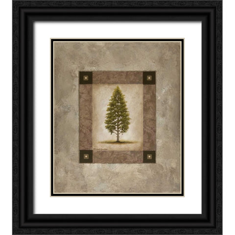 European Pine I Black Ornate Wood Framed Art Print with Double Matting by Marcon, Michael