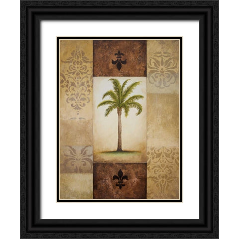 Fantasy Palm I Black Ornate Wood Framed Art Print with Double Matting by Marcon, Michael