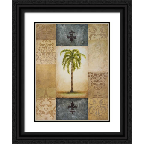 Fantasy Palm II Black Ornate Wood Framed Art Print with Double Matting by Marcon, Michael