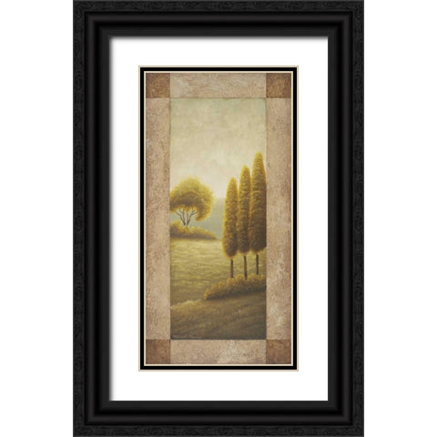Beyond Elgin II Black Ornate Wood Framed Art Print with Double Matting by Marcon, Michael