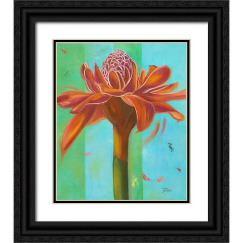 Exotica III Black Ornate Wood Framed Art Print with Double Matting by Pinto, Patricia