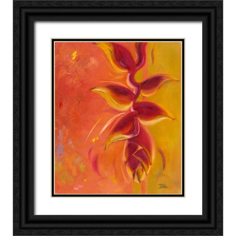 Exotica IV Black Ornate Wood Framed Art Print with Double Matting by Pinto, Patricia