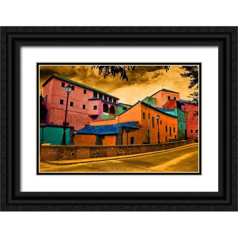 Toledo Spain II Black Ornate Wood Framed Art Print with Double Matting by Mabat, Ynon