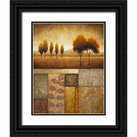 Plainview I Black Ornate Wood Framed Art Print with Double Matting by Marcon, Michael