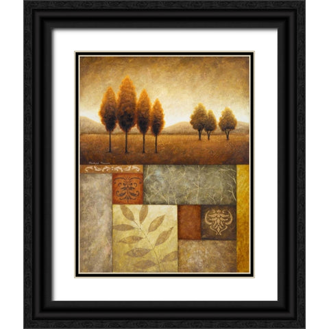 Plainview II Black Ornate Wood Framed Art Print with Double Matting by Marcon, Michael
