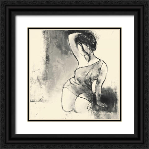 Figurative Woman II Black Ornate Wood Framed Art Print with Double Matting by Loreth, Lanie